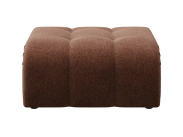 CALEB - Square fabric pouf by DÔME DECO - view 2